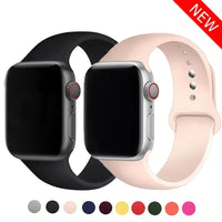 Silicone Apple Watch Sport Band