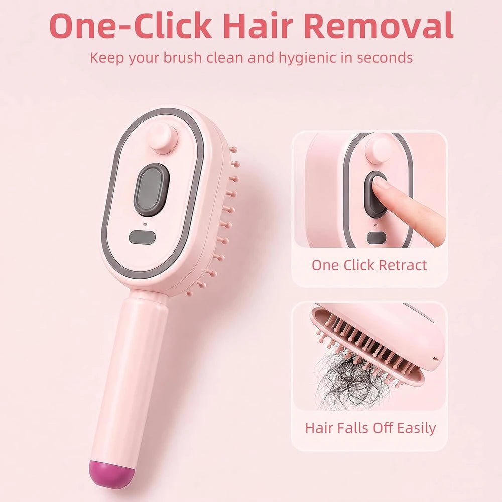 Brosse à cheveux vapeur électrique
