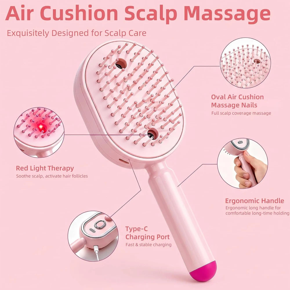 Brosse à cheveux vapeur électrique